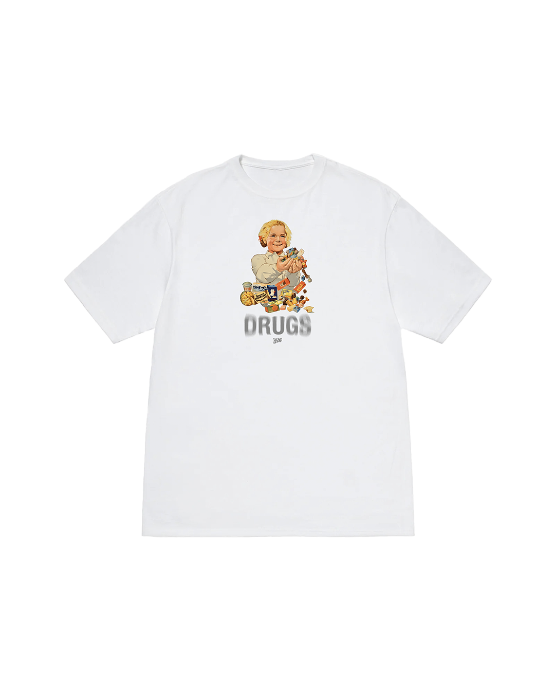 DRUGS TEE WHITE