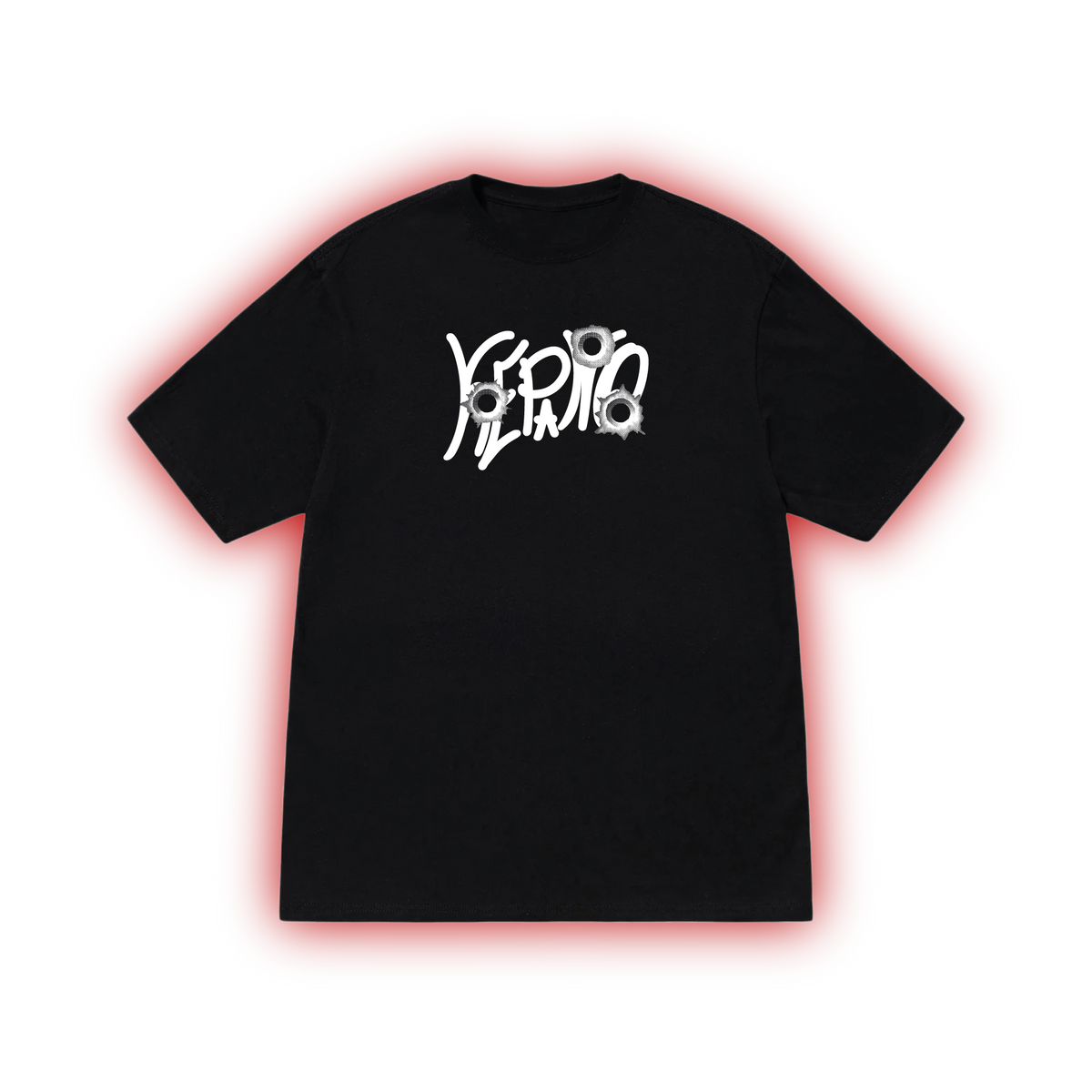 Bullet Holes Tee Black